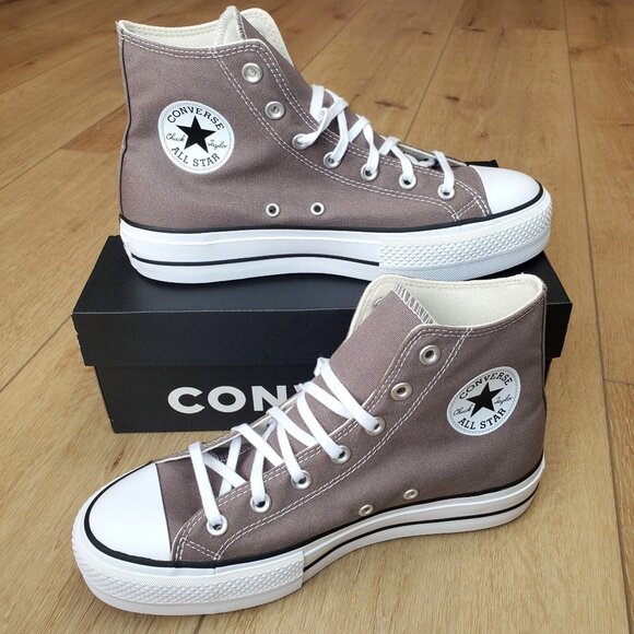Converse Chuck Taylor All Star Lift Hi Platform Pumice Brown A12309F Womens Size - Picture 1 of 11